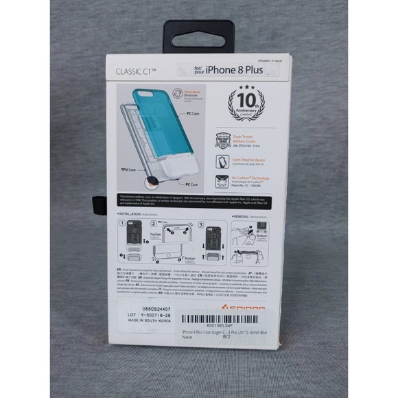 👯‍♀️Host Pick⚡️ Spigen 10th Anniv. LtdEd. Classic C1 Case-iPhone 8Plus - Picture 7 of 10